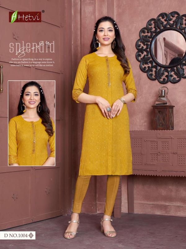 Hetvi Frooti Vol 1 Fancy Rayon Kurti Collection